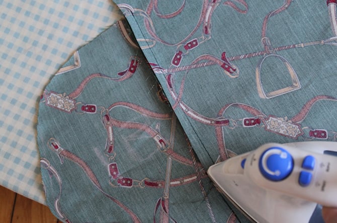 DIY elastic waist skirt tutorial3