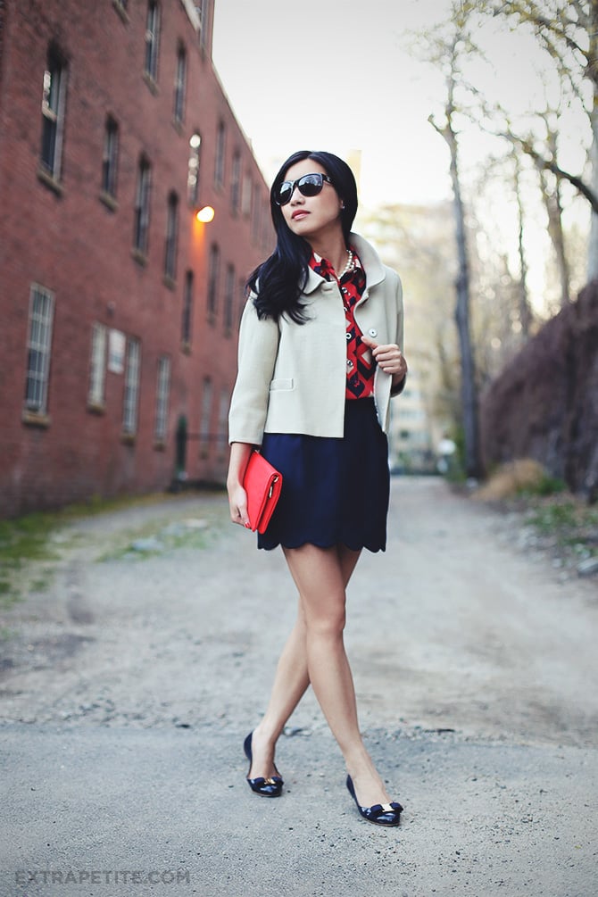 scallop skirt ferragamo vara flats4