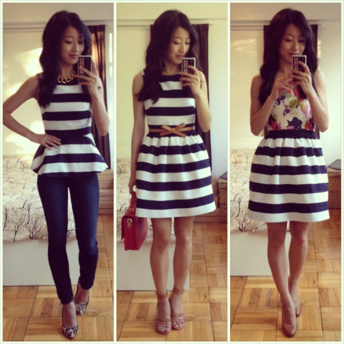 DIY dress worn 3 ways