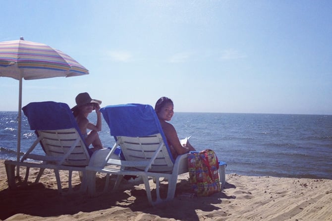 By the sea guests beach