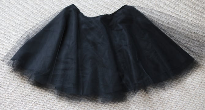 tulle skirt DIY steps1