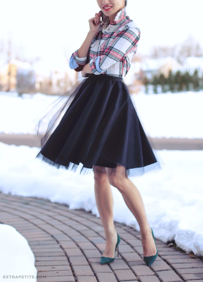 tulle circle skirt DIY tutorial 670