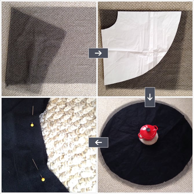 DIY tulle circle skirt tutorial 4