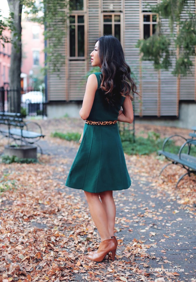 sweater dress ankle boots outfit3