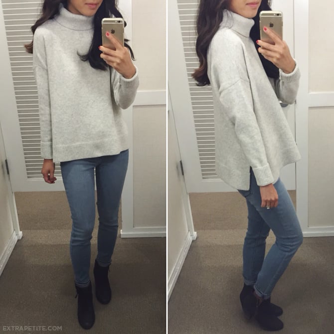 cozy turtleneck swing sweater