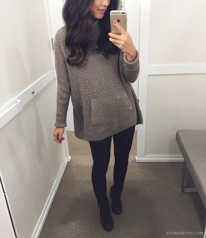 loft poncho sweater petites