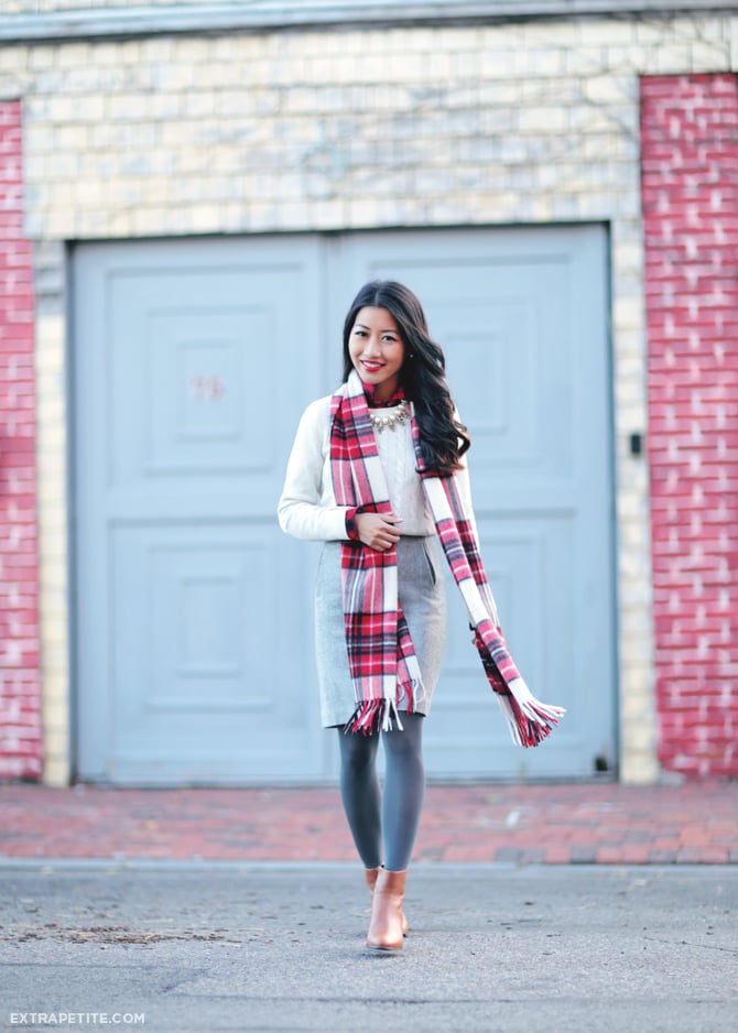 talbots petites holiday winter outfit