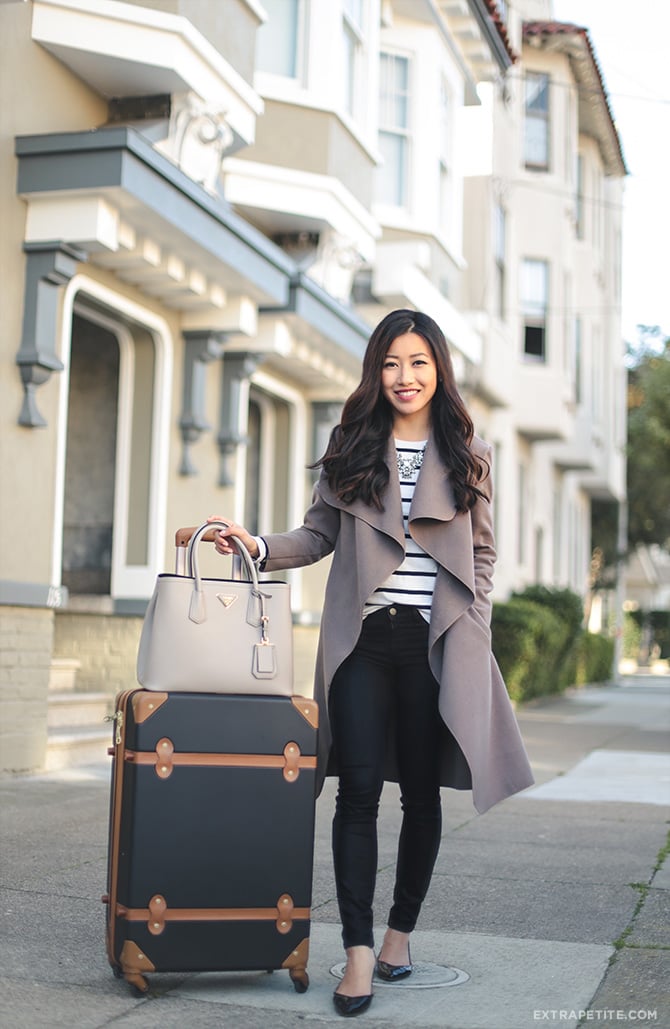 san francisco airport casual travel outfit