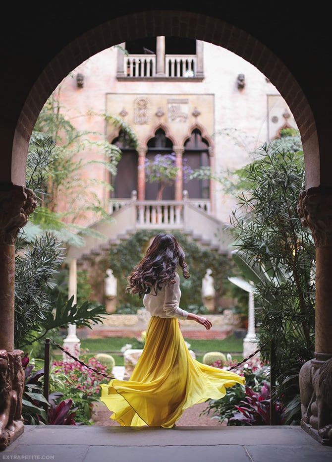 isabella stewart gardner museum boston yellow maxi skirt dress