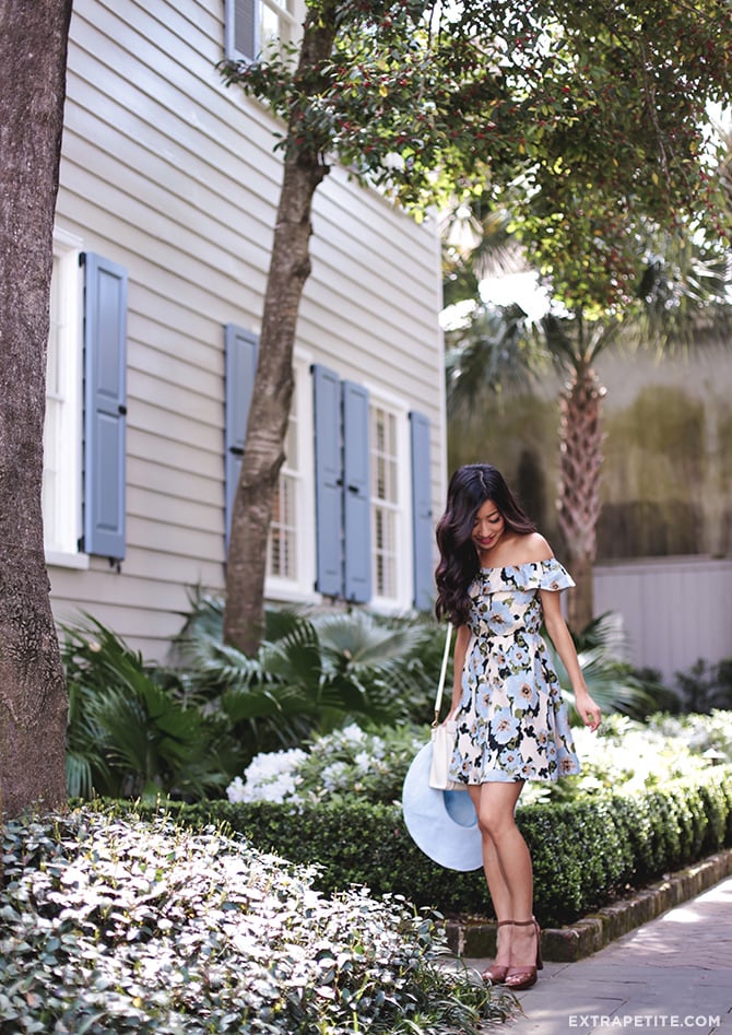 shopbop floral dress spring outfit zero george