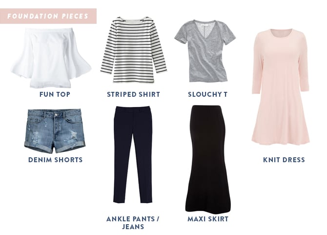 Travel Outfits: Foundation pieces to pack in a carry-on. 