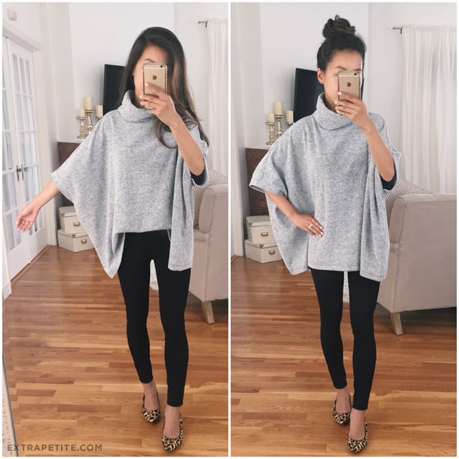 fleece poncho fall fashion petites_nordstrom anniversary sale 2016