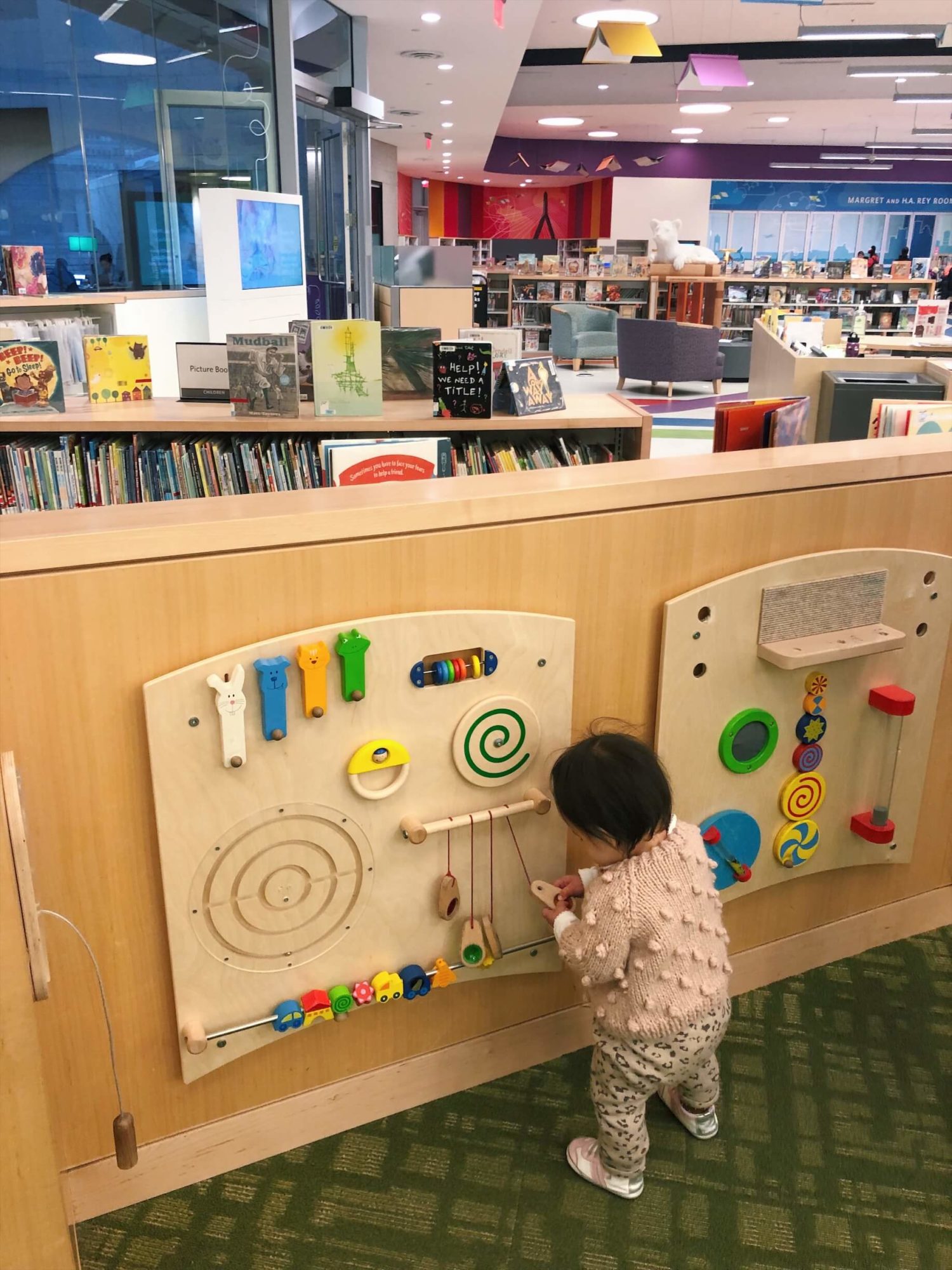 Boston Public Library childrens and toddler activities