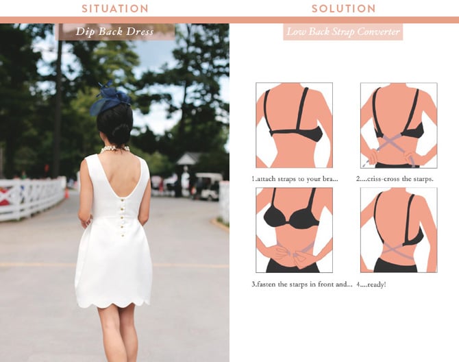 bra strap converter_what to wear under low back top dress