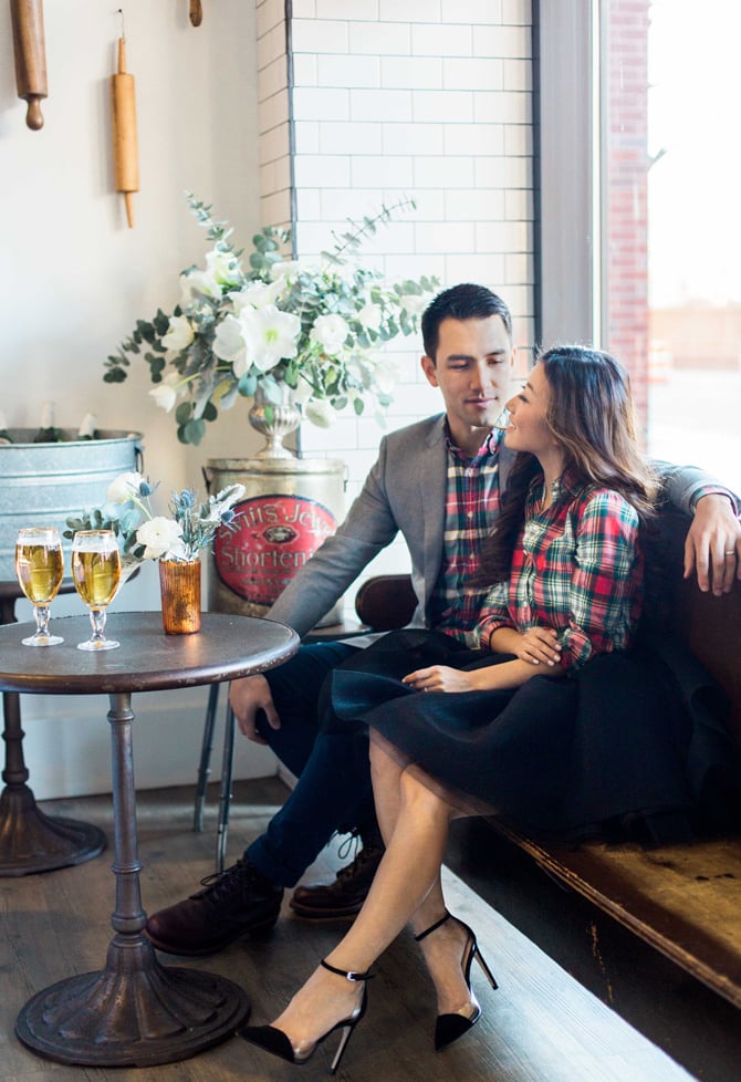 christmas party couple outfits nick jean extra petite