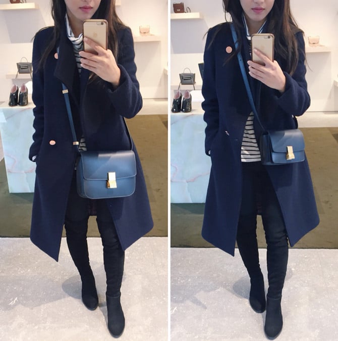 celine box mini bag review shopping in paris france