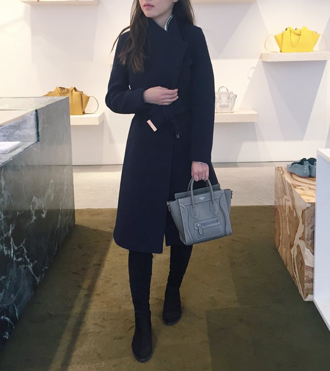 celine nano gray bag paris france pricing