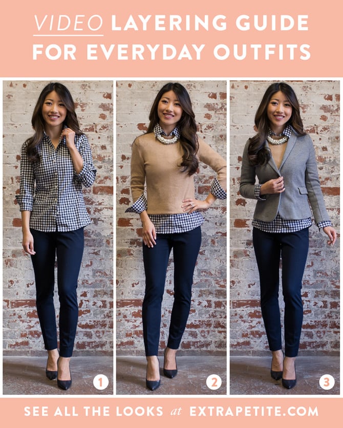 How to layer and style everyday work casual outfits