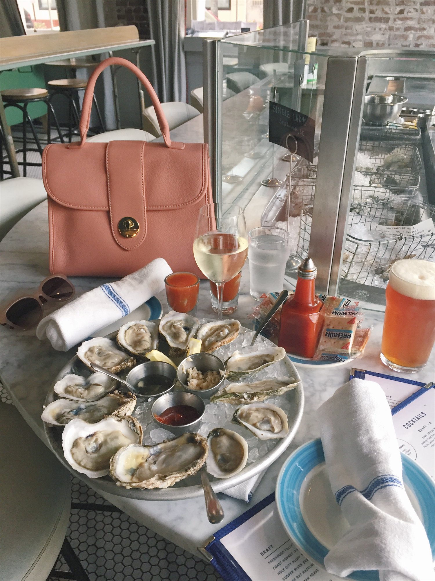 darling oyster bar charleston best girls night happy hour