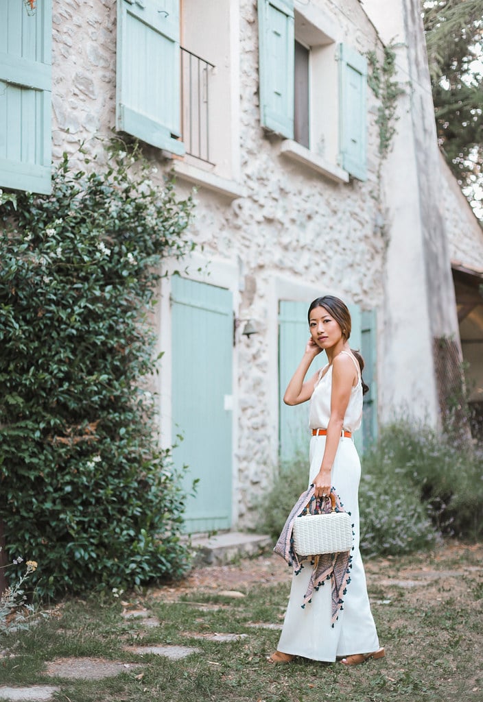 white party outfit pants formal dinner dress code