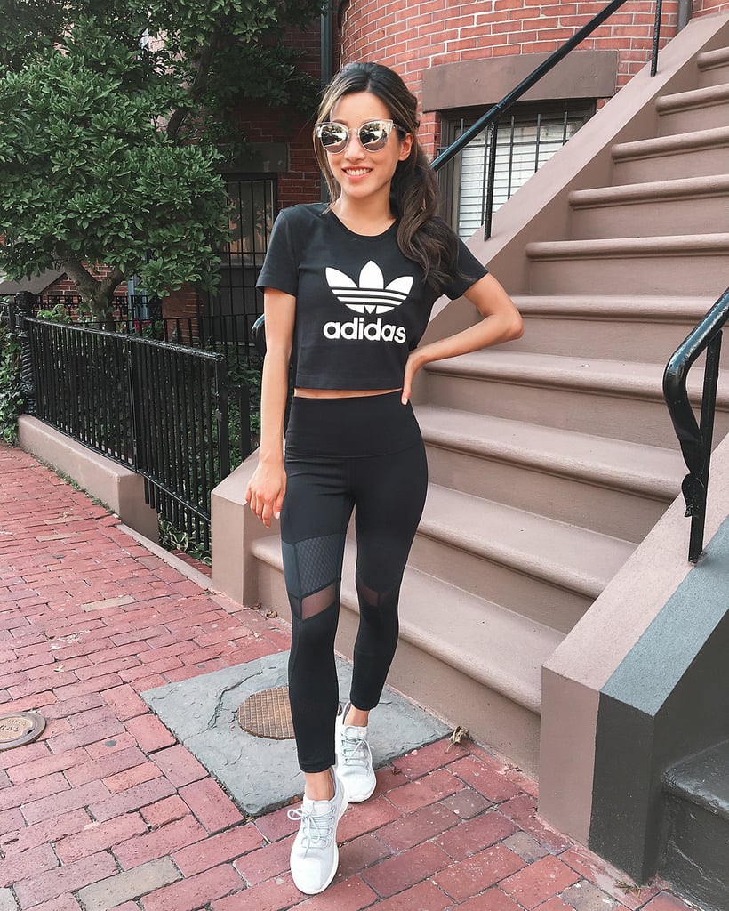 adidas zella leggings gym clothes workout outfit