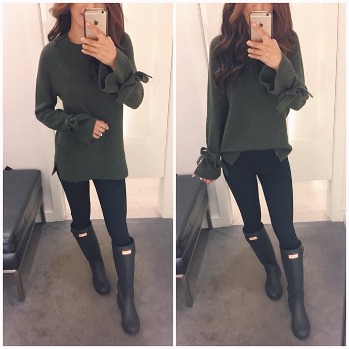 ann taylor petite tunic sweater black hunter tour rain boots