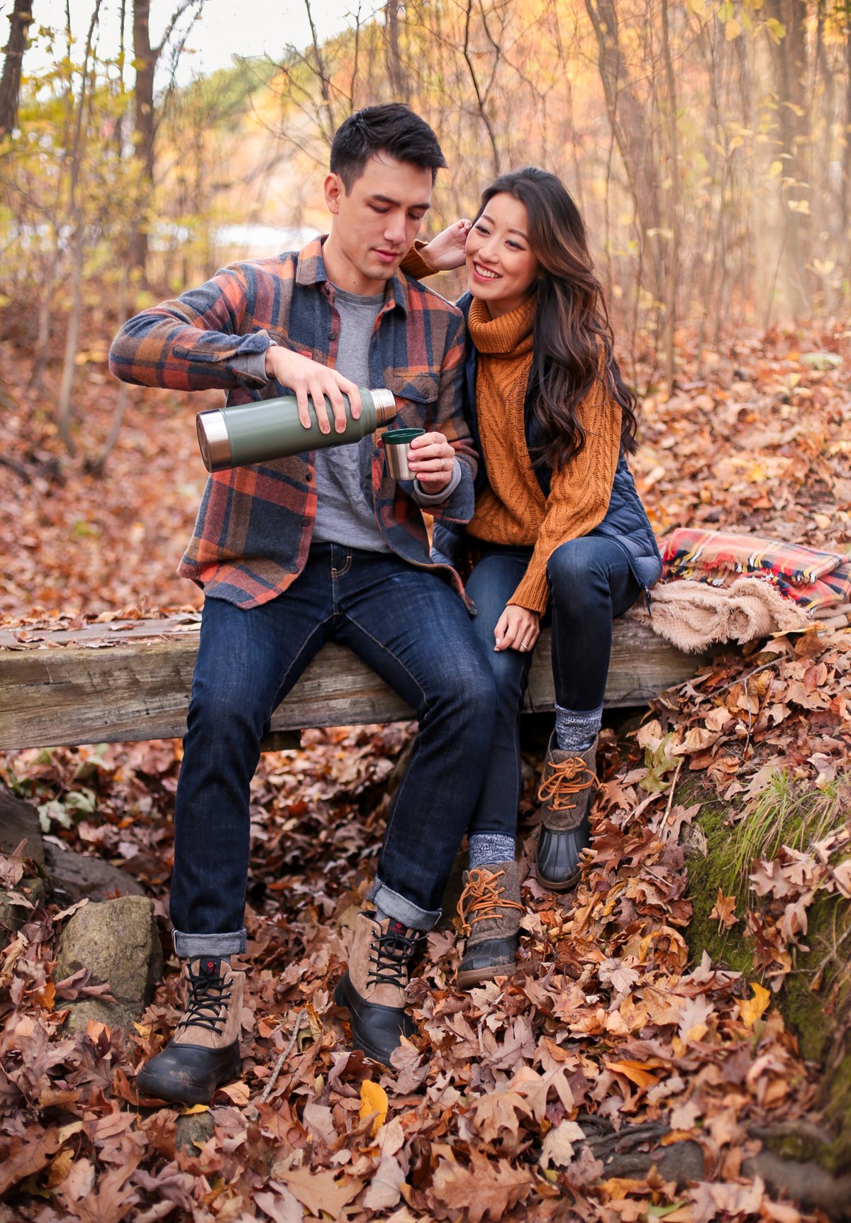 new england fall his and hers outfits_couples fashion
