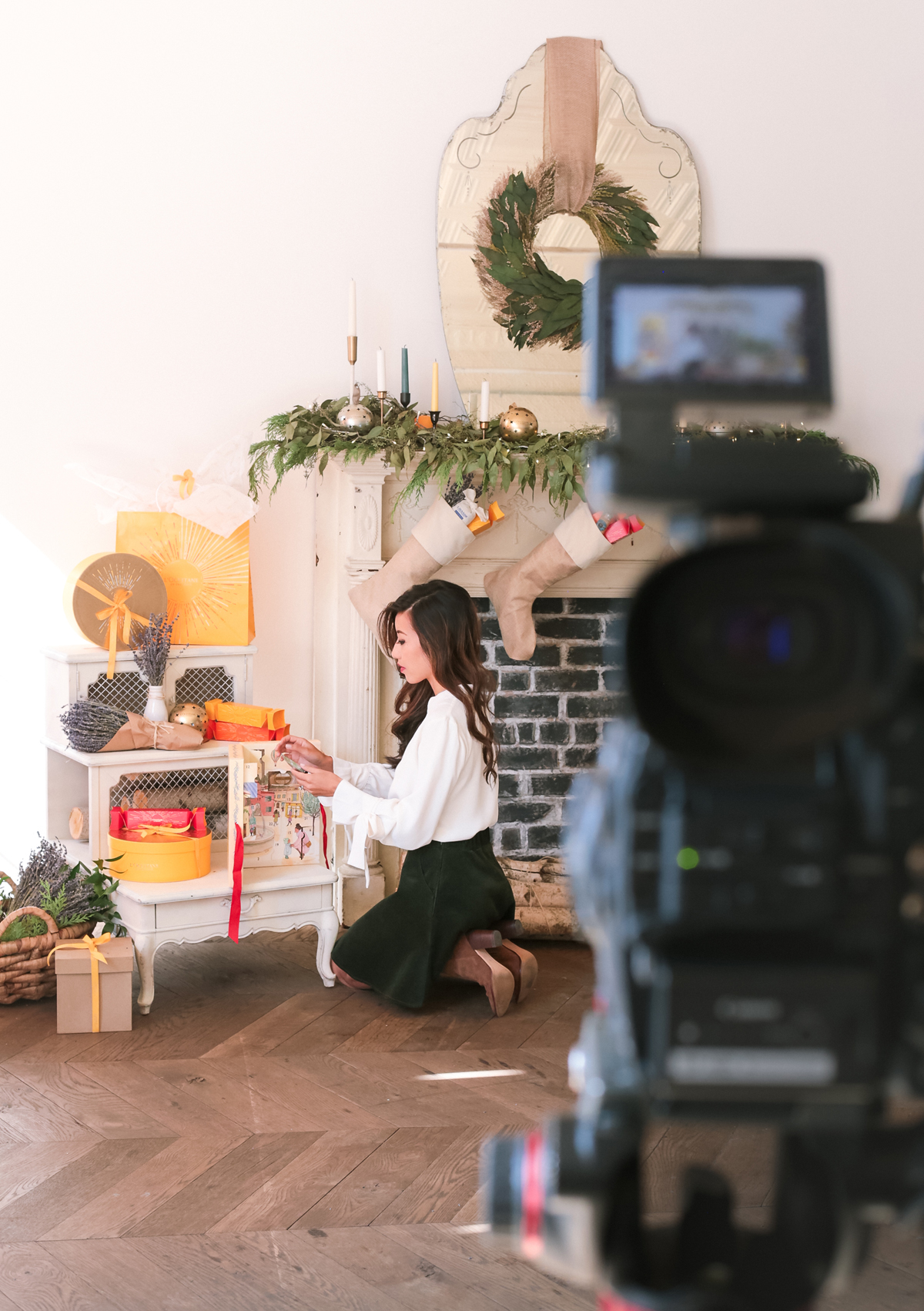 loccitane holiday christmas campaign video shoot