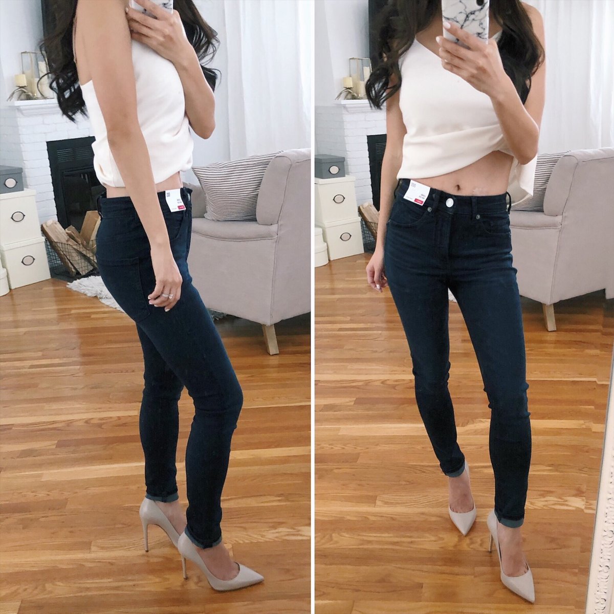 short inseam jeans for petite women fashion blog