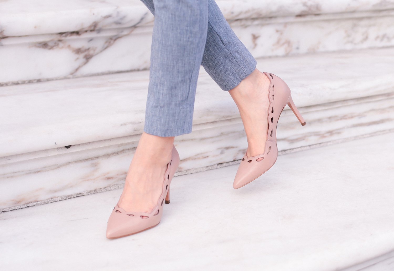 banana republic madison blush heels spring shoes