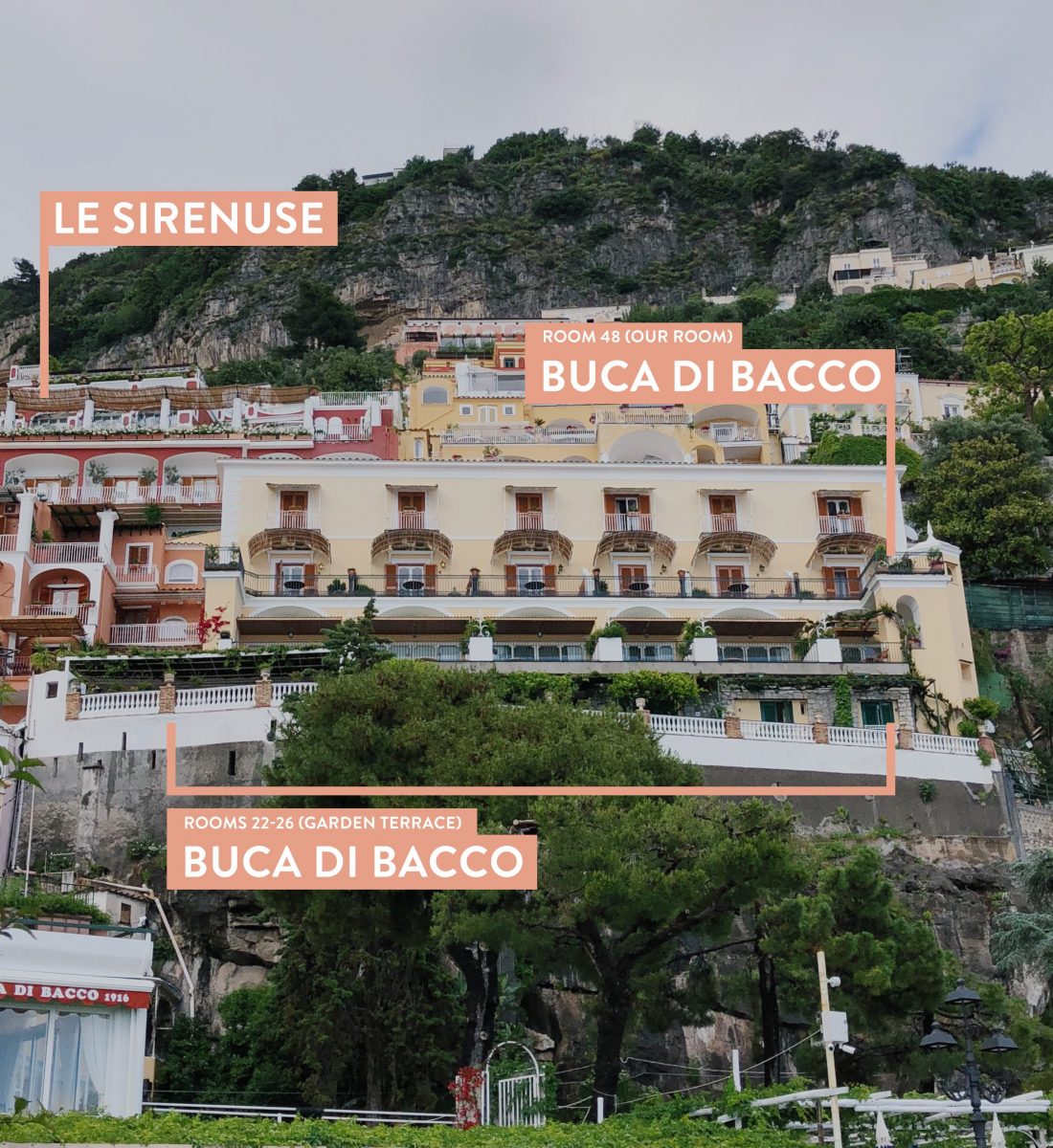 buca di bacco le sirenuse hotel review
