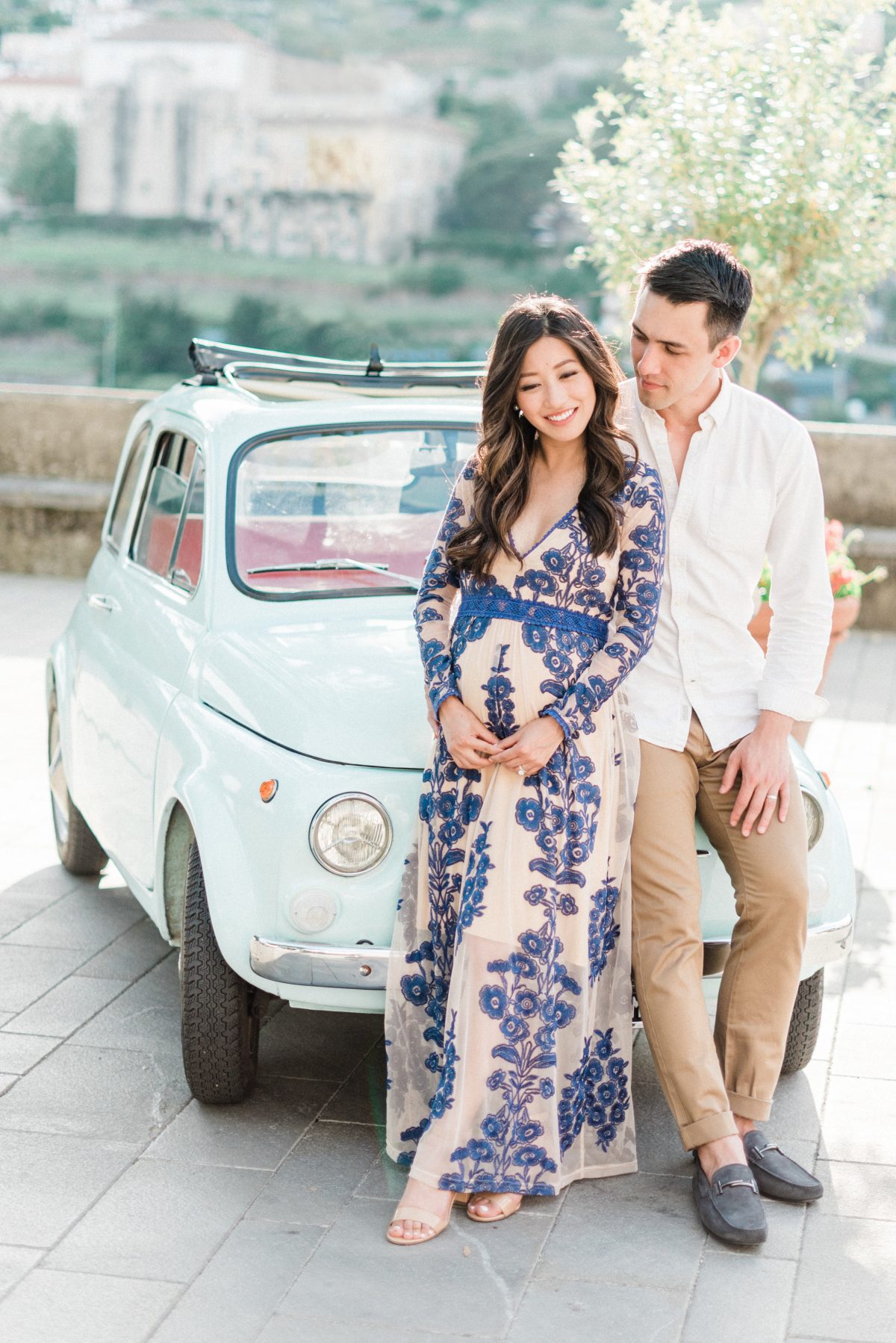 ravello italy babymoon maternity photo session