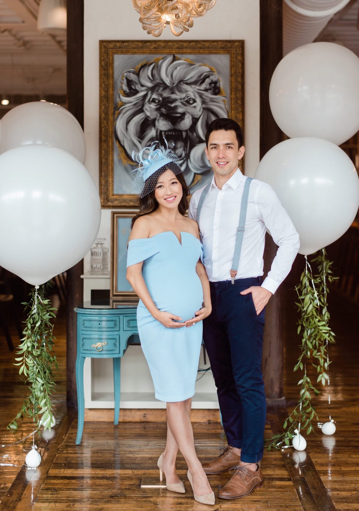 boston coed baby shower maternity shoot couple outfits