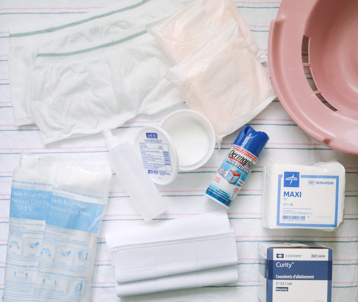 Postpartum Recovery Hospital Bag