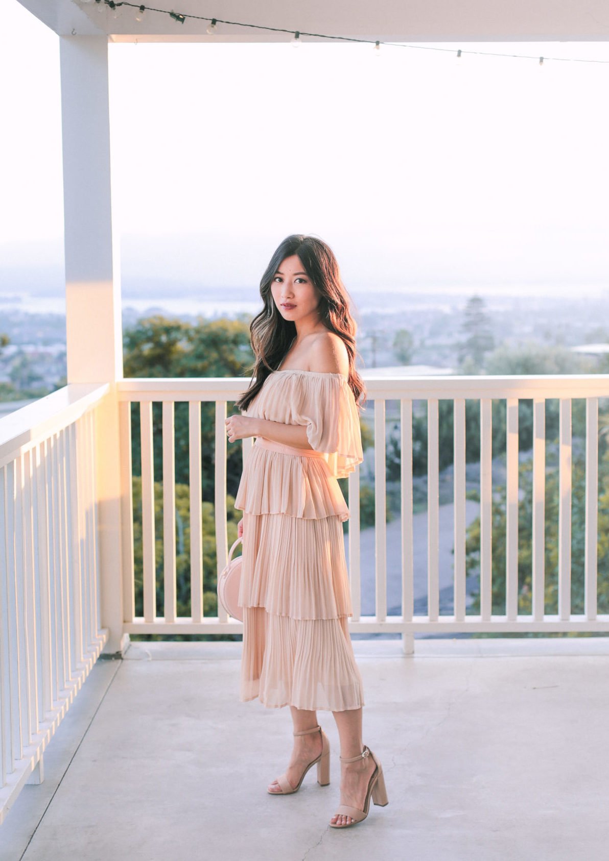 nursing friendly wedding guest formal outfit