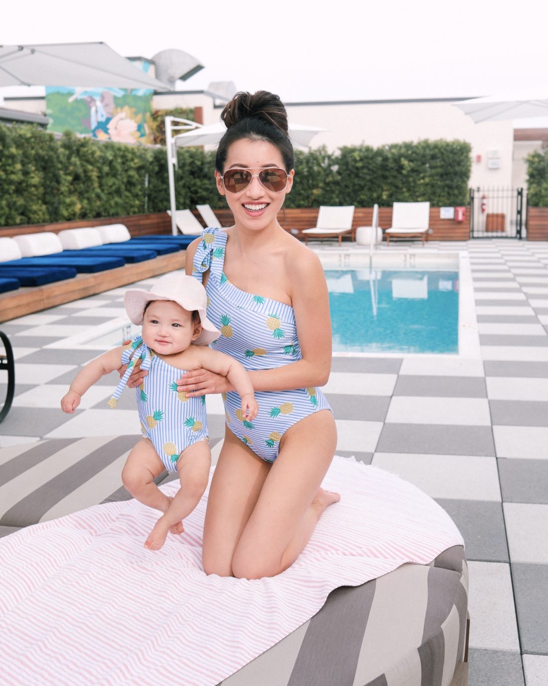 mom and me mother daughter baby matching swimsuits