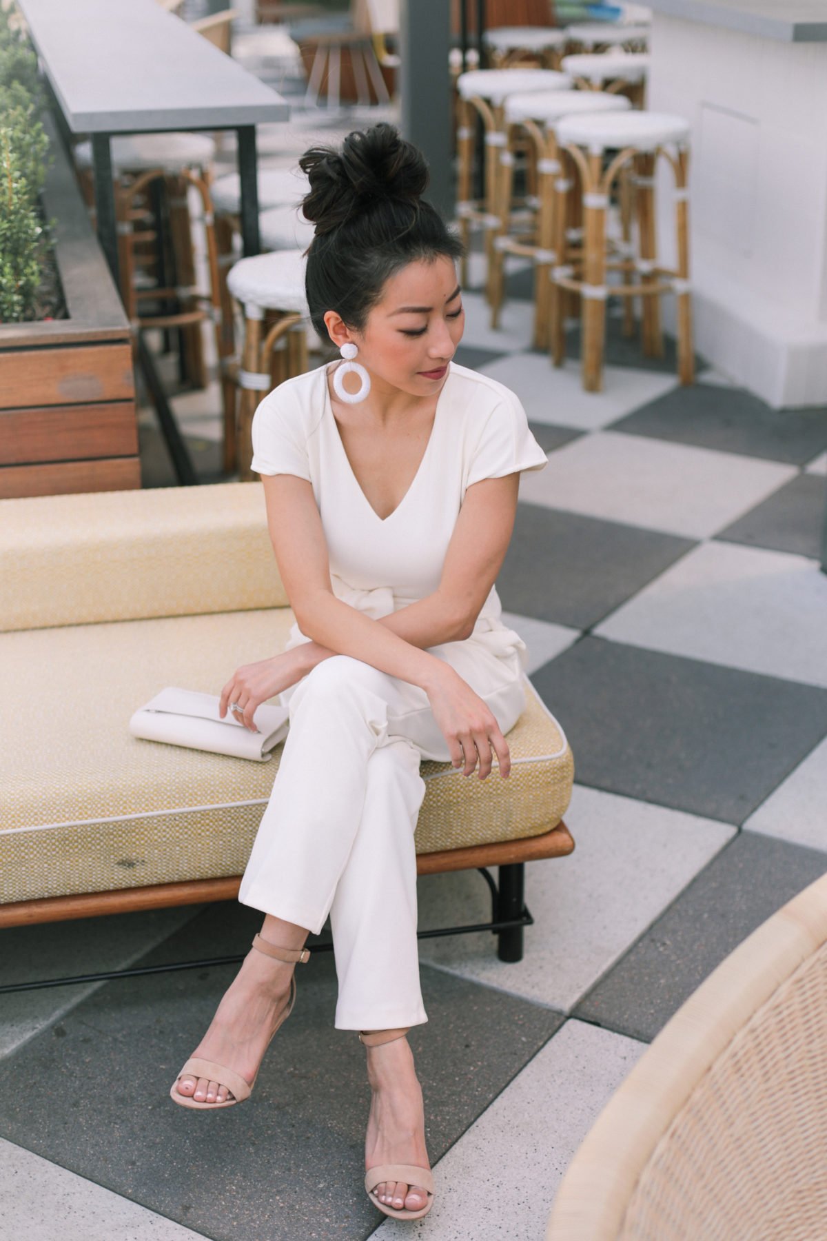 express petite white jumpsuit perry lane peregrin rooftop bar