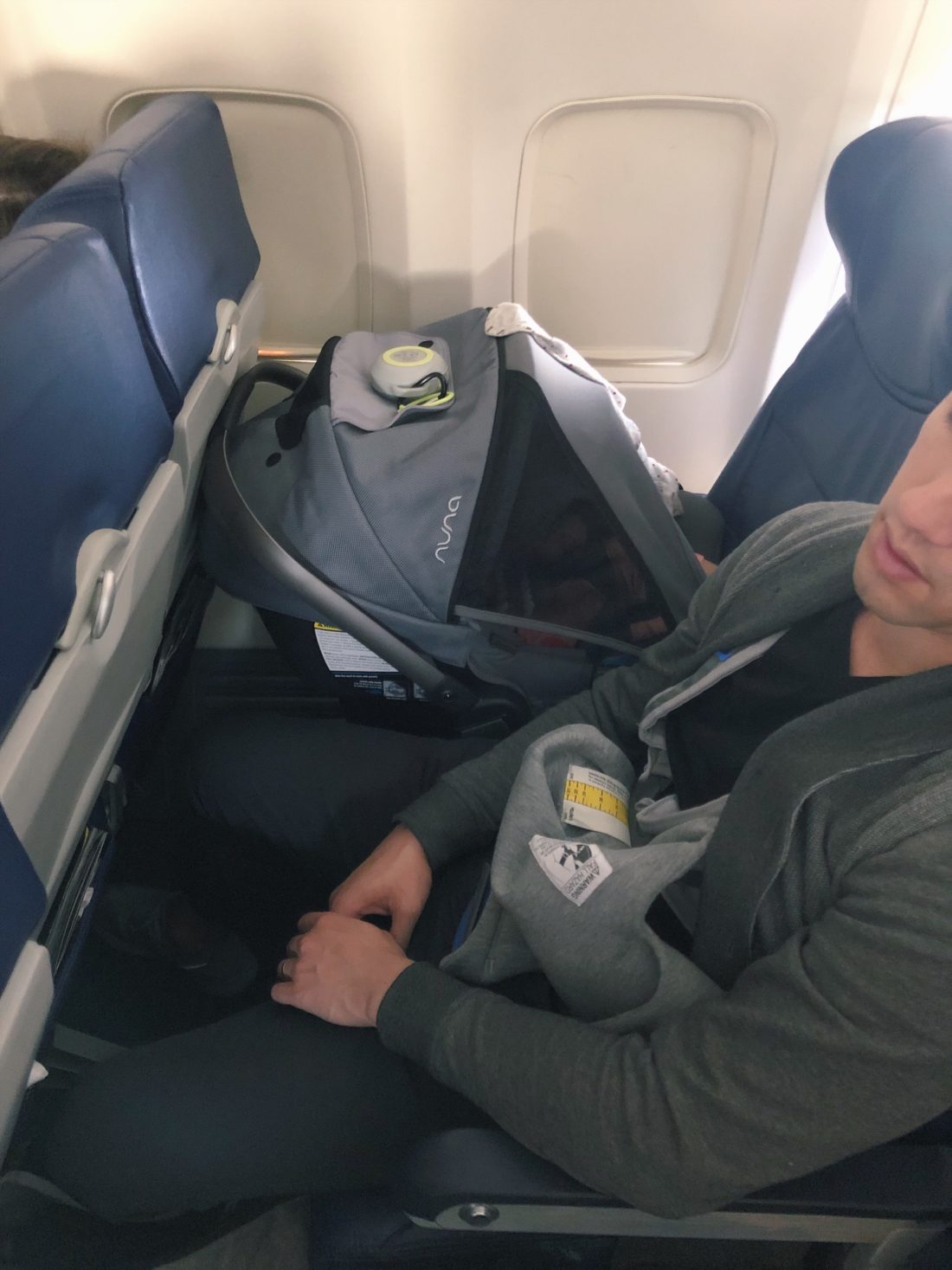 nuna pipa carseat faa approved on airplane flight