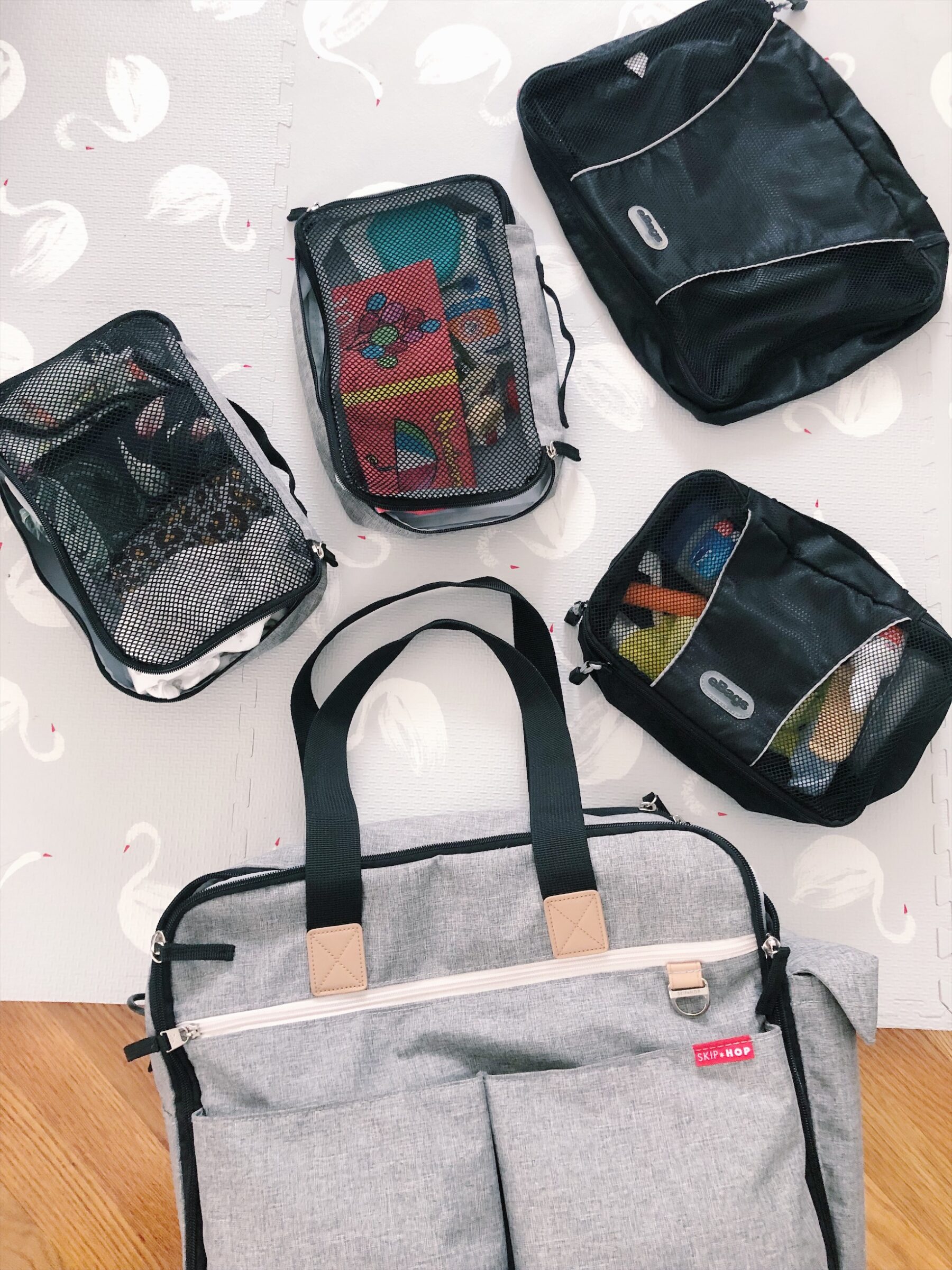 baby diaper travel bag skiphop duo weekender