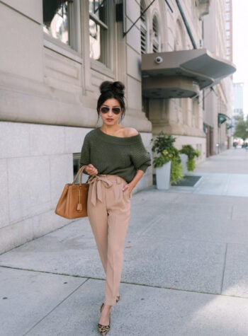 express petite tan pants for work