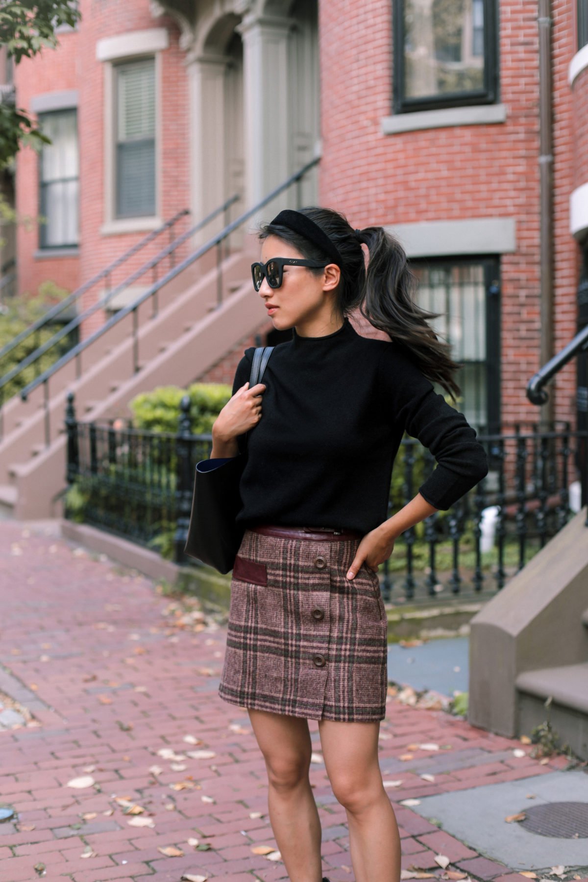 fall plaid skirt petite clothing ideas