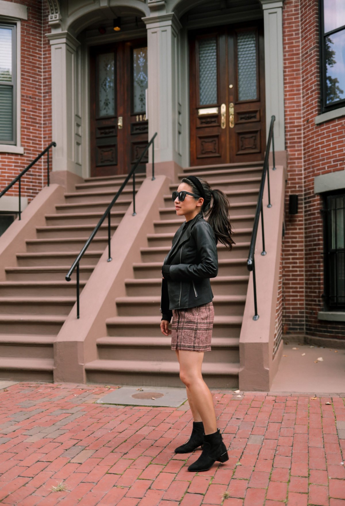 black ankle booties boots for petite women