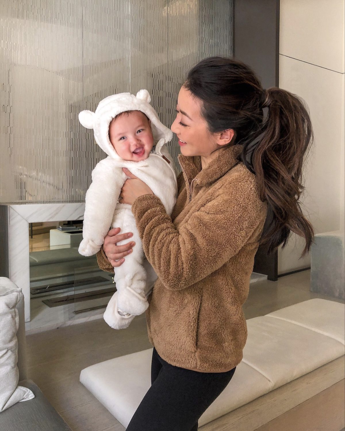 how to dress baby warm in the winter snow