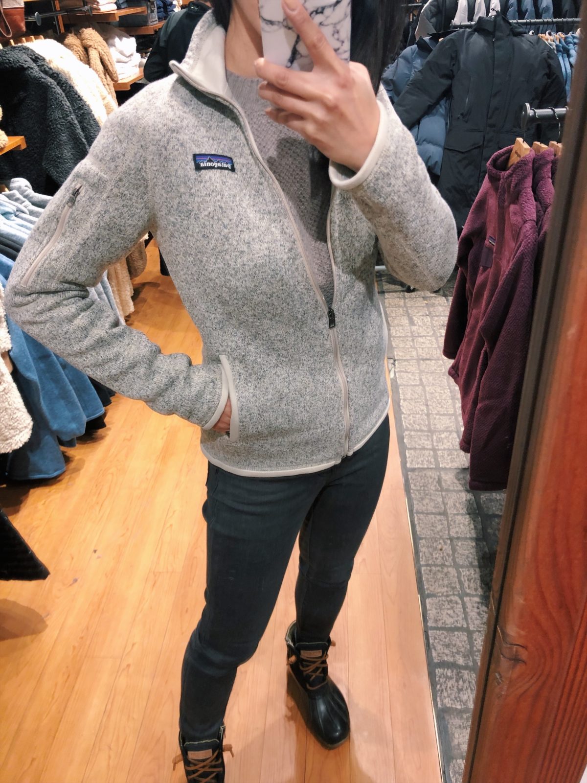 patagonia better sweater zip up petite review