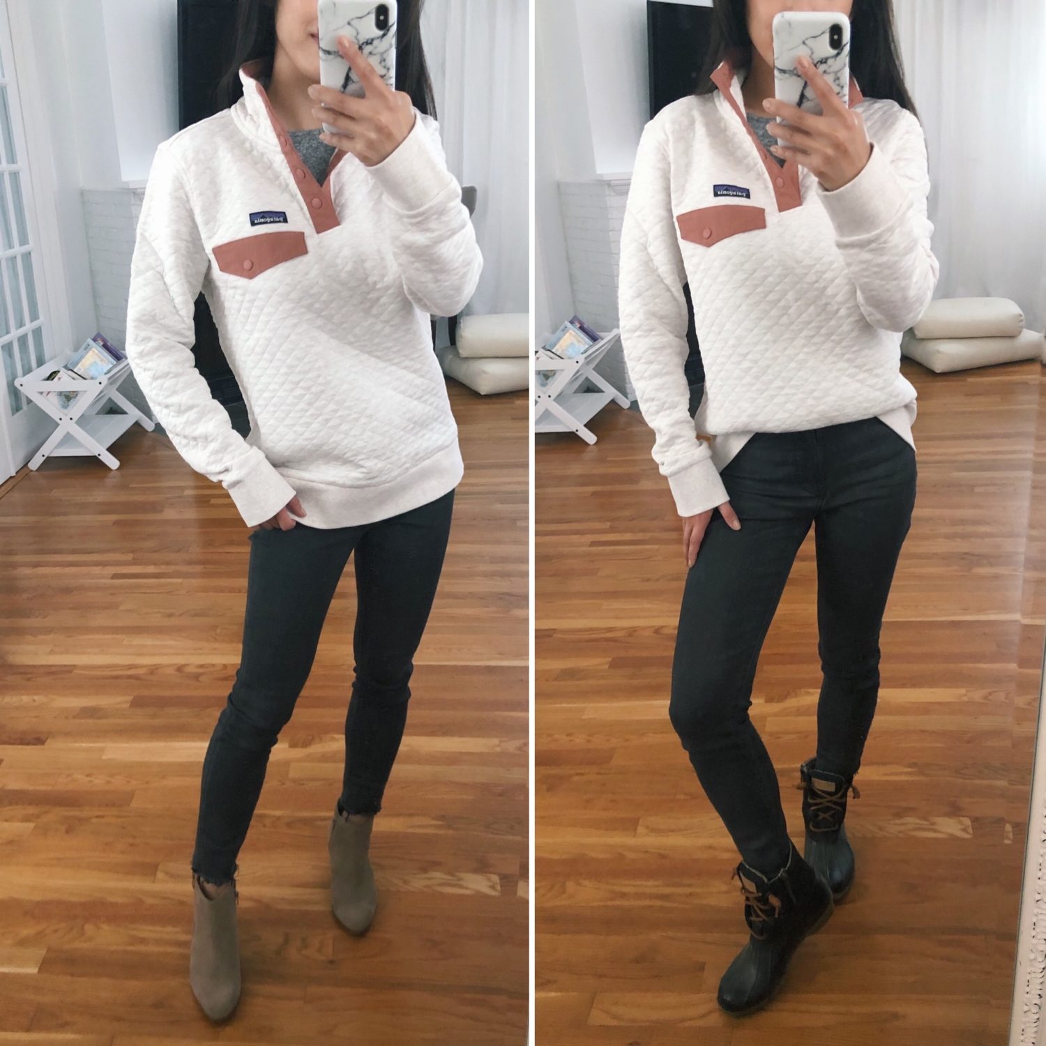 patagonia quilted cotton pullover