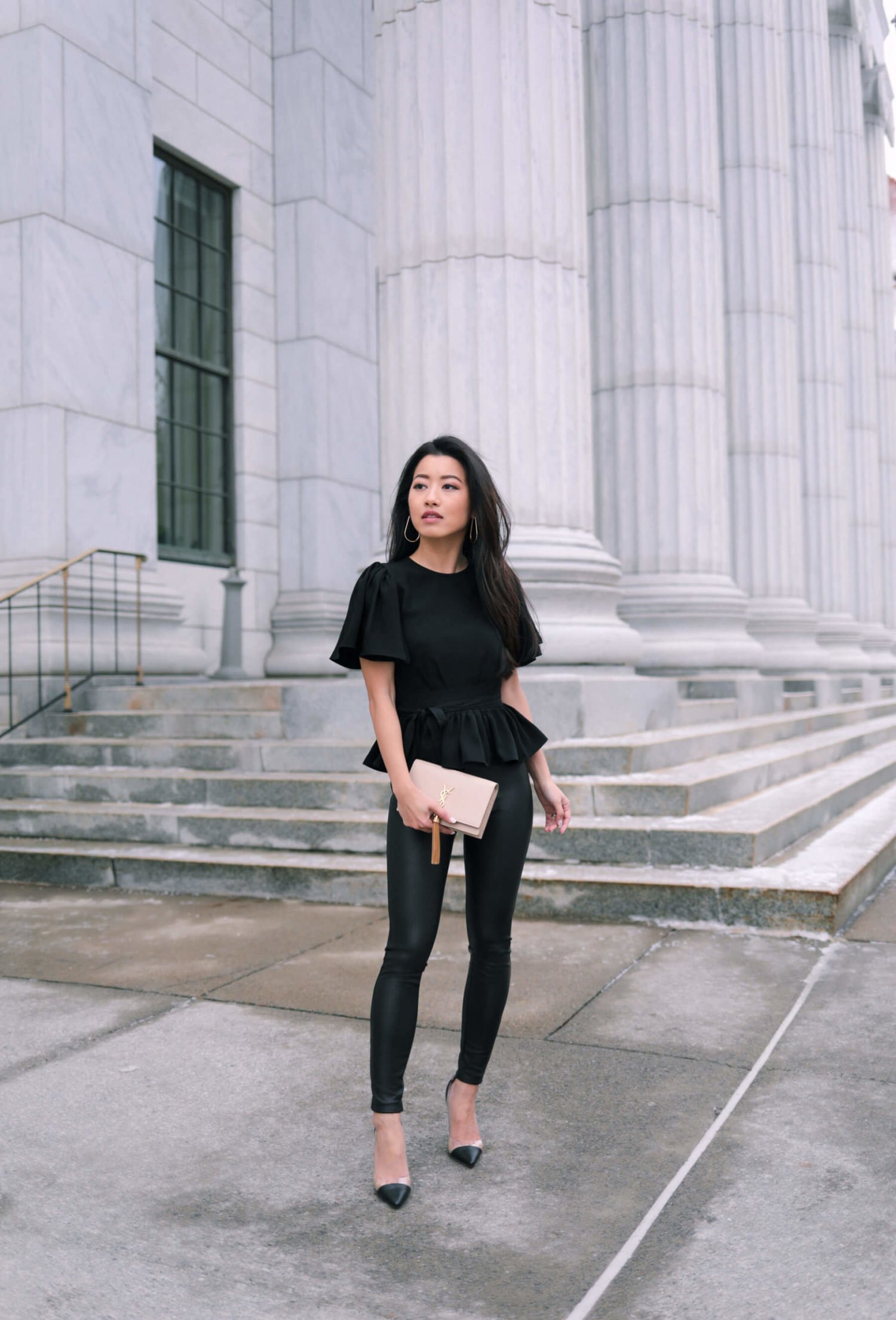 leather legging outfits date night valentines day