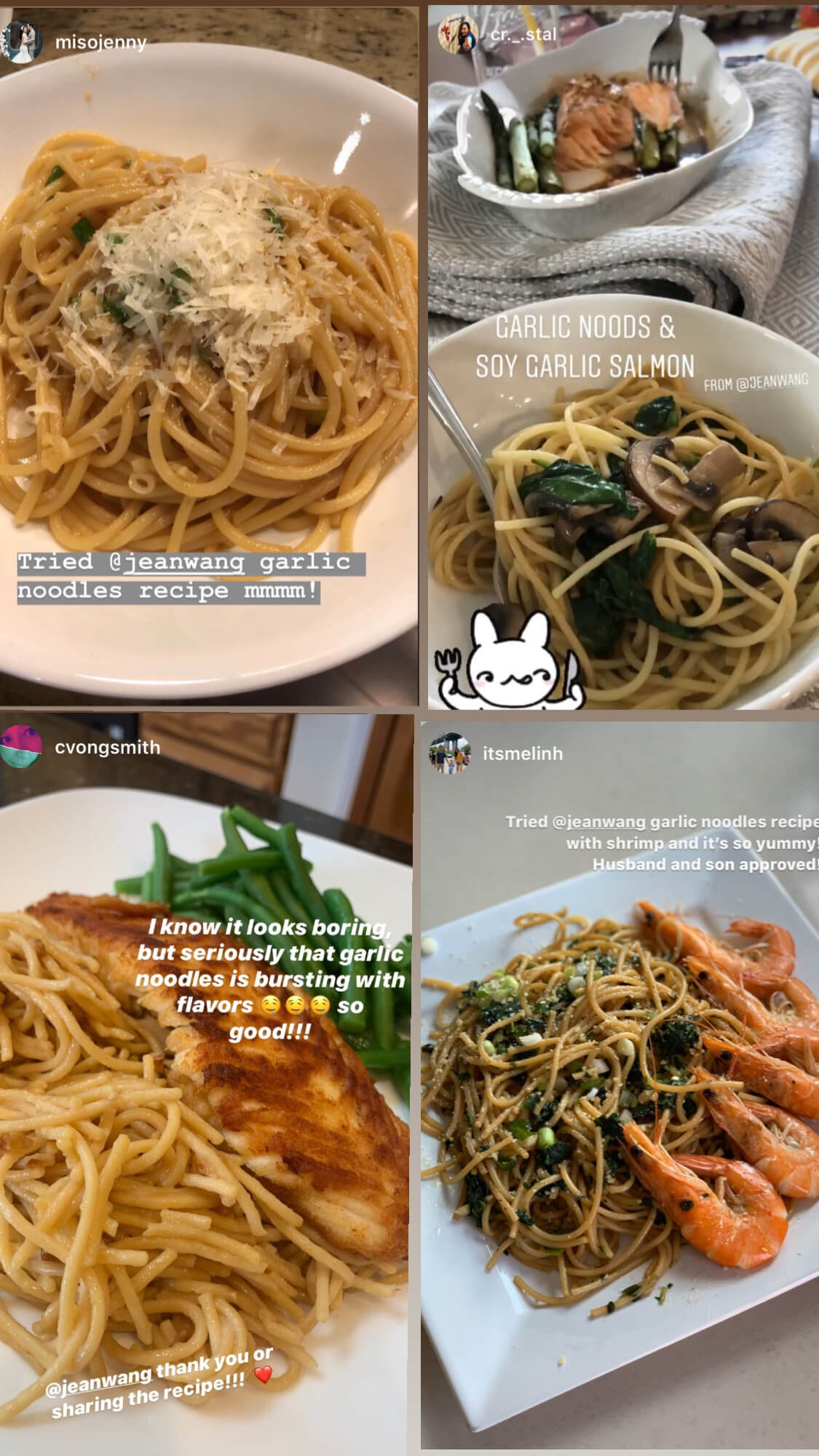 how to serve garlic noodles