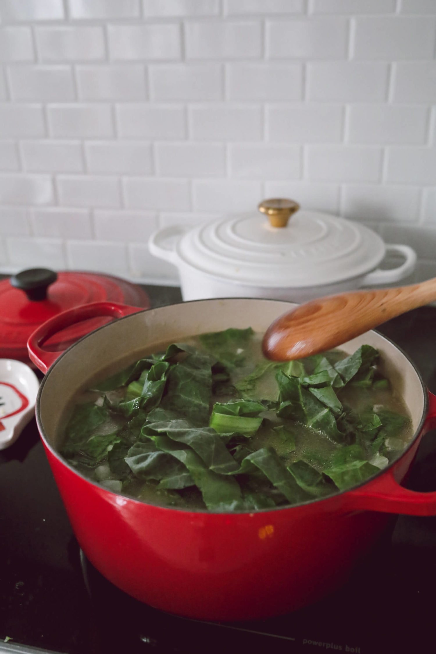 how to cook collard greens for congee