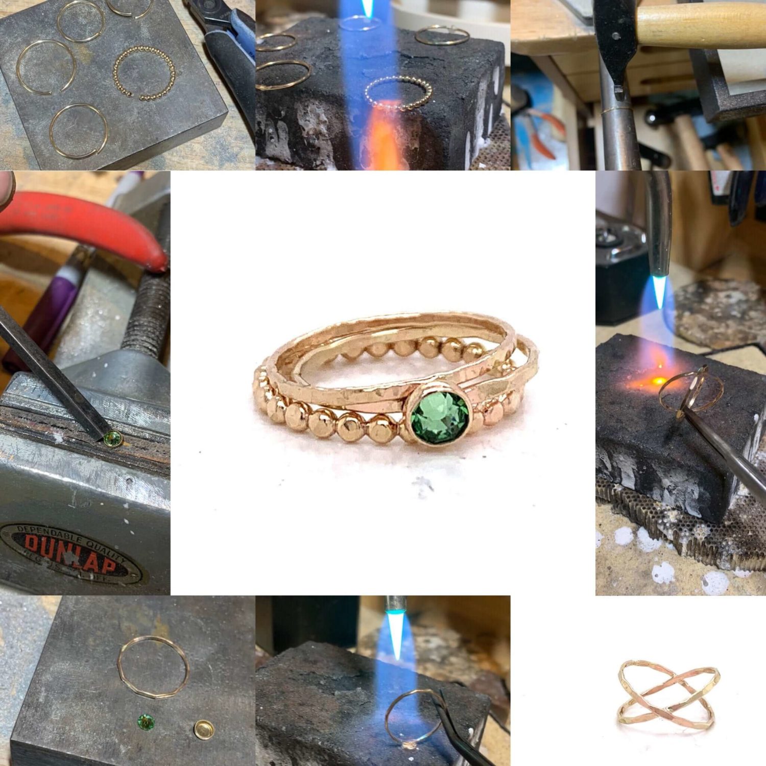 stacking rings being made
