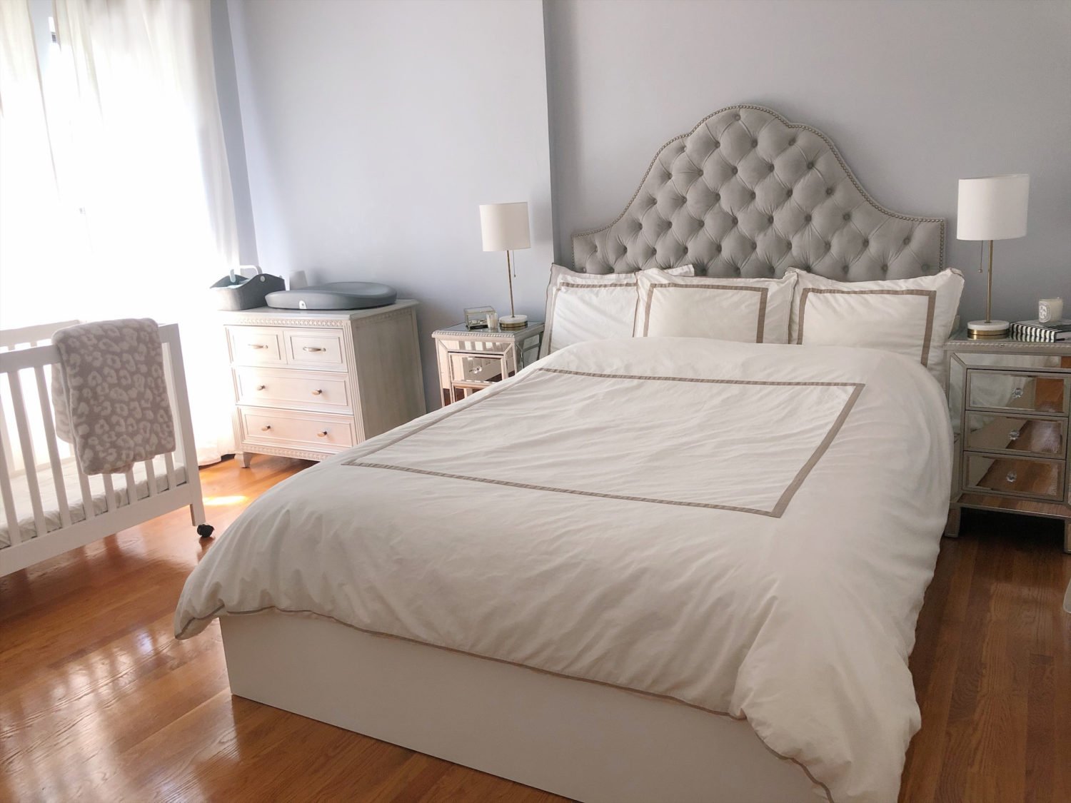 sharing bedroom with baby toddler small space living boston city